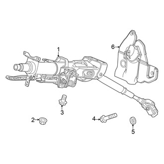 Acura OE - Steering Column Assembly
