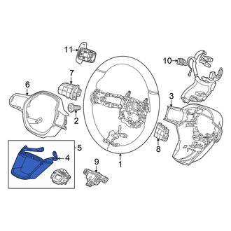 Acura OE - Lower Steering Wheel Trim