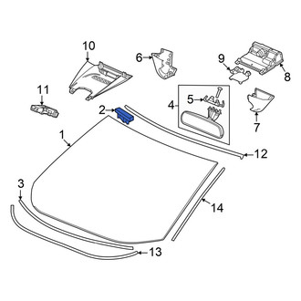 Acura OE - Windshield Clip