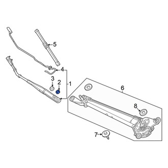 Acura OE - Wiper Arm Nut