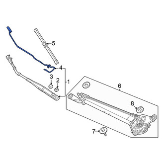 Acura OE - Front Left Windshield Washer Nozzle