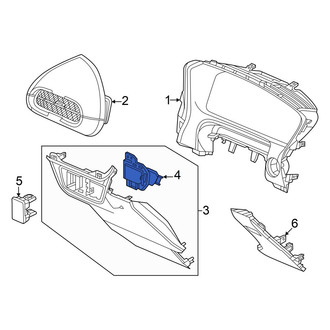 Acura OE - Left Instrument Panel Pocket