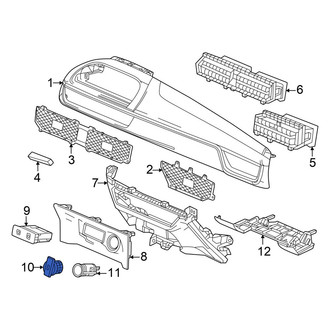 Acura OE - Rear 12 Volt Accessory Power Outlet Cover