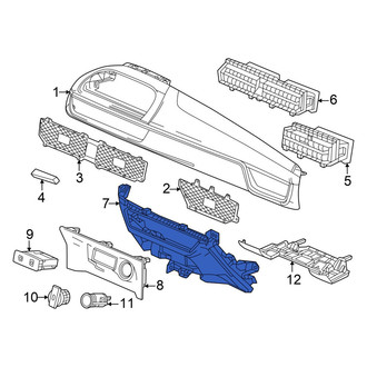 Acura OE - Instrument Panel Cover