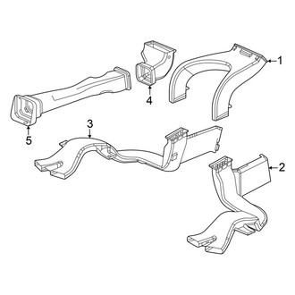 Acura OE - Instrument Panel - Ducts