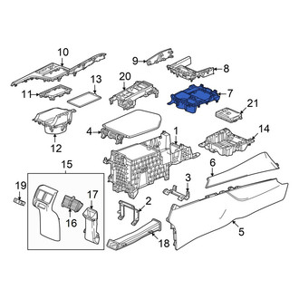 Acura OE - Front Console Cup Holder