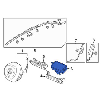 Acura OE - Upper Instrument Panel Air Bag