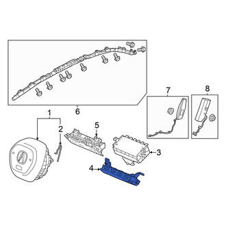 Acura OE - Right Lower Instrument Panel Air Bag