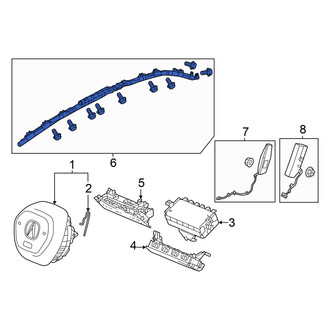 Acura OE - Left Curtain Air Bag