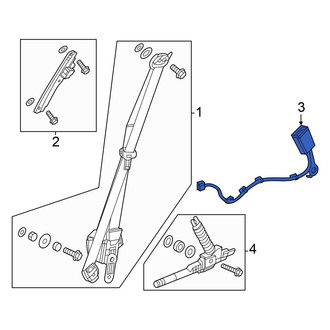 Acura OE - Front Right Seat Belt Receptacle