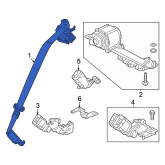 Acura OE - Rear Left Seat Belt Lap and Shoulder Belt