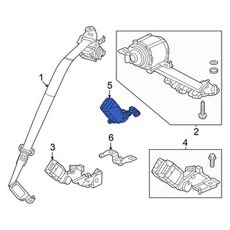 Acura OE - Rear Center Seat Belt Receptacle