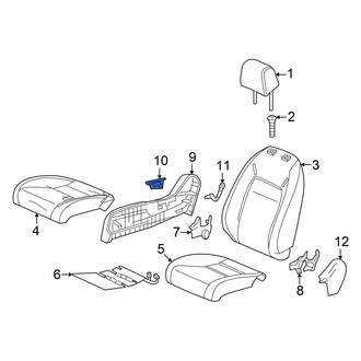 Acura OE - Front Right Seat Back Recliner Adjustment Handle