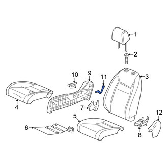 Acura OE - Front Right Seat Back Recliner Adjustment Handle