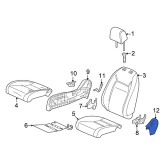 Acura OE - Front Right Inner Seat Trim Panel