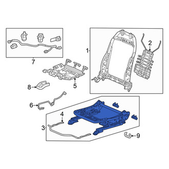 Acura OE - Front Right Seat Frame