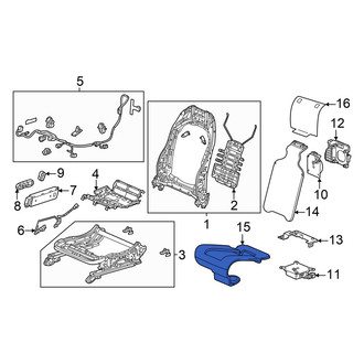 Acura OE - Front Right Lower Climate Controlled Seat Duct