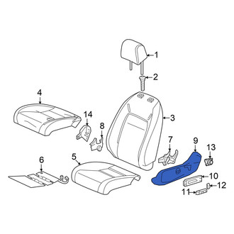 Acura OE - Front Left Inner Seat Trim Panel