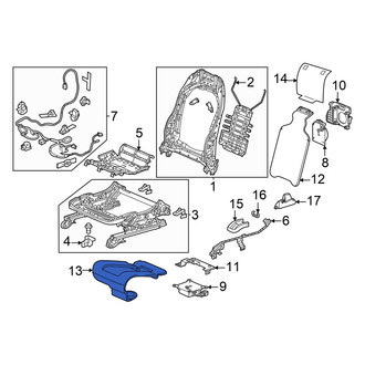 Acura OE - Front Left Lower Climate Controlled Seat Duct