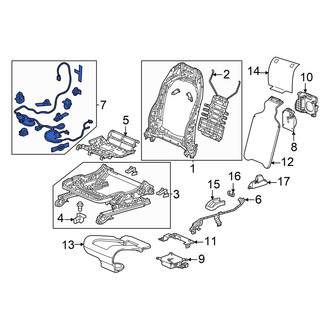 Acura OE - Front Left Power Seat Wiring Harness