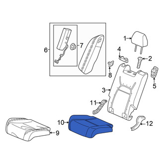 Acura OE - Rear Right Seat Cushion Foam