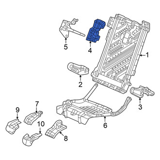 Acura OE - Rear Right Folding Seat Latch
