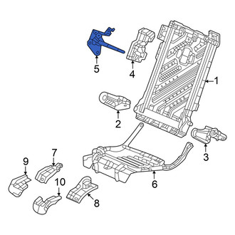 Acura OE - Rear Right Folding Seat Lock Striker