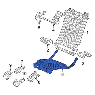 Acura OE - Rear Right Seat Frame