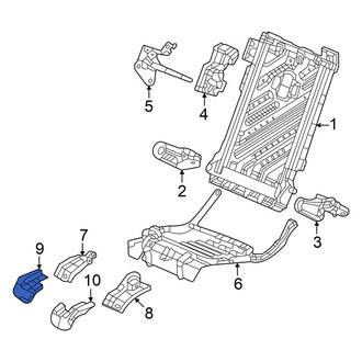 Acura OE - Rear Right Outer Seat Frame Trim Panel