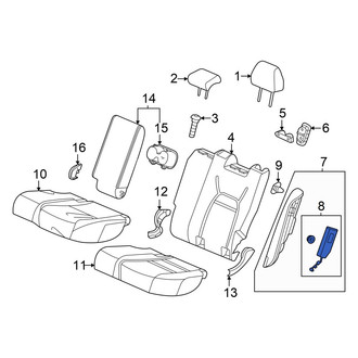 Acura OE - Rear Left Seat Air Bag