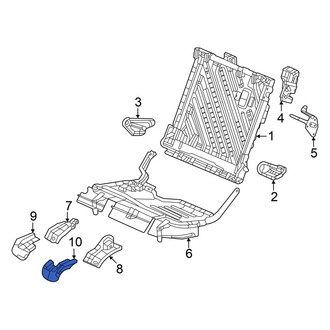 Acura OE - Rear Right Inner Seat Frame Trim Panel
