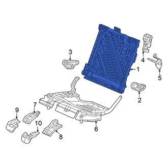 Acura OE - Rear Left Seat Back Frame