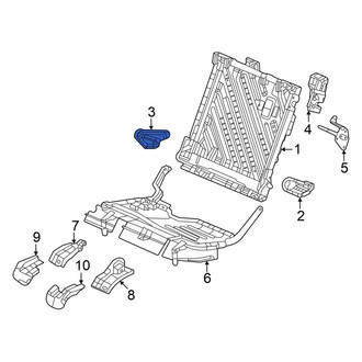 Acura OE - Rear Left Inner Seat Back Frame Bracket