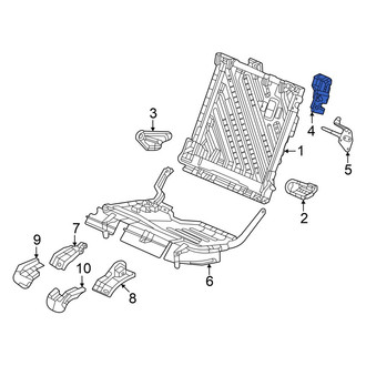 Acura OE - Rear Left Folding Seat Latch