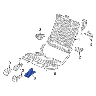 Acura OE - Rear Right Inner Seat Frame Bracket