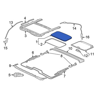 Acura OE - Sunroof Glass