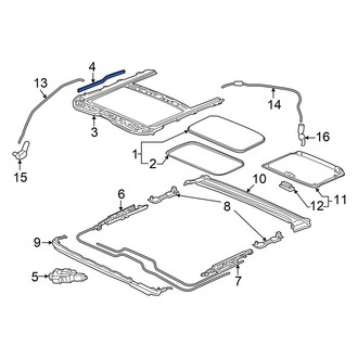 Acura OE - Sunroof Frame Seal