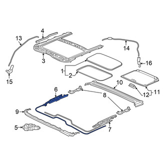 Acura OE - Right Sunroof Cable