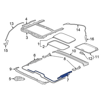 Acura OE - Left Sunroof Cable