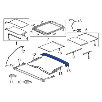 Acura OE - Sunroof Drip Rail