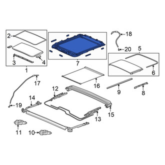 Acura OE - Sunroof Frame