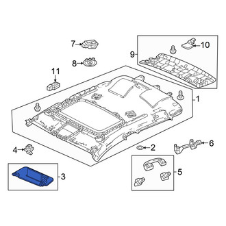 Acura OE - Left Sun Visor