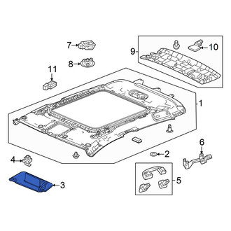 Acura OE - Left Sun Visor