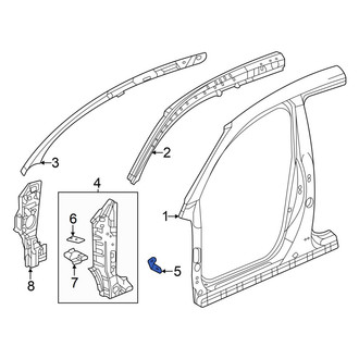Acura OE - Body A-Pillar Baffle Plate