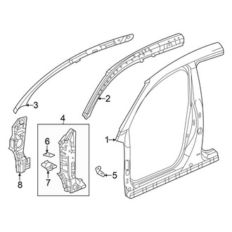 Acura OE - Pillars, Rocker & Floor - Aperture Panel