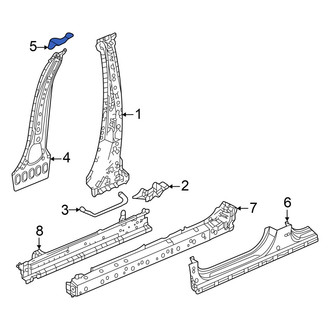 Acura OE - Left Body B-Pillar Bracket