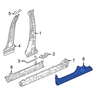Acura OE - Left Outer Rocker Panel
