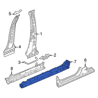 Acura OE - Left Rocker Panel Reinforcement