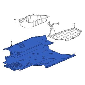 Acura OE - Front Floor Pan Splash Shield