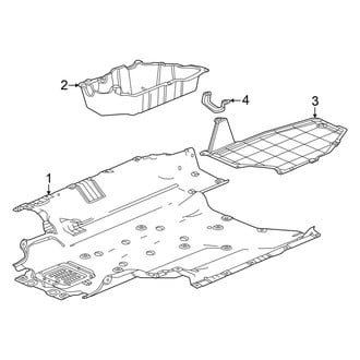 Acura OE - Pillars, Rocker & Floor - Lower Shield (FWD)